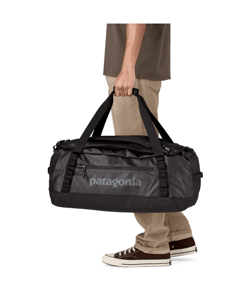 PATAGONIA Black Hole 55L Duffel Black With Black Duffle Bags Patagonia 
