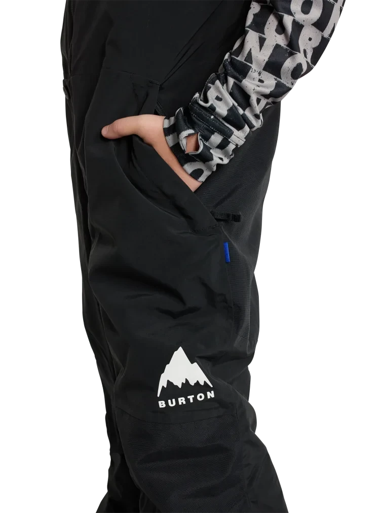 BURTON Kid's Skylar 2L Bib Snow Pants True Black 2026 Youth Snow Pants Burton 