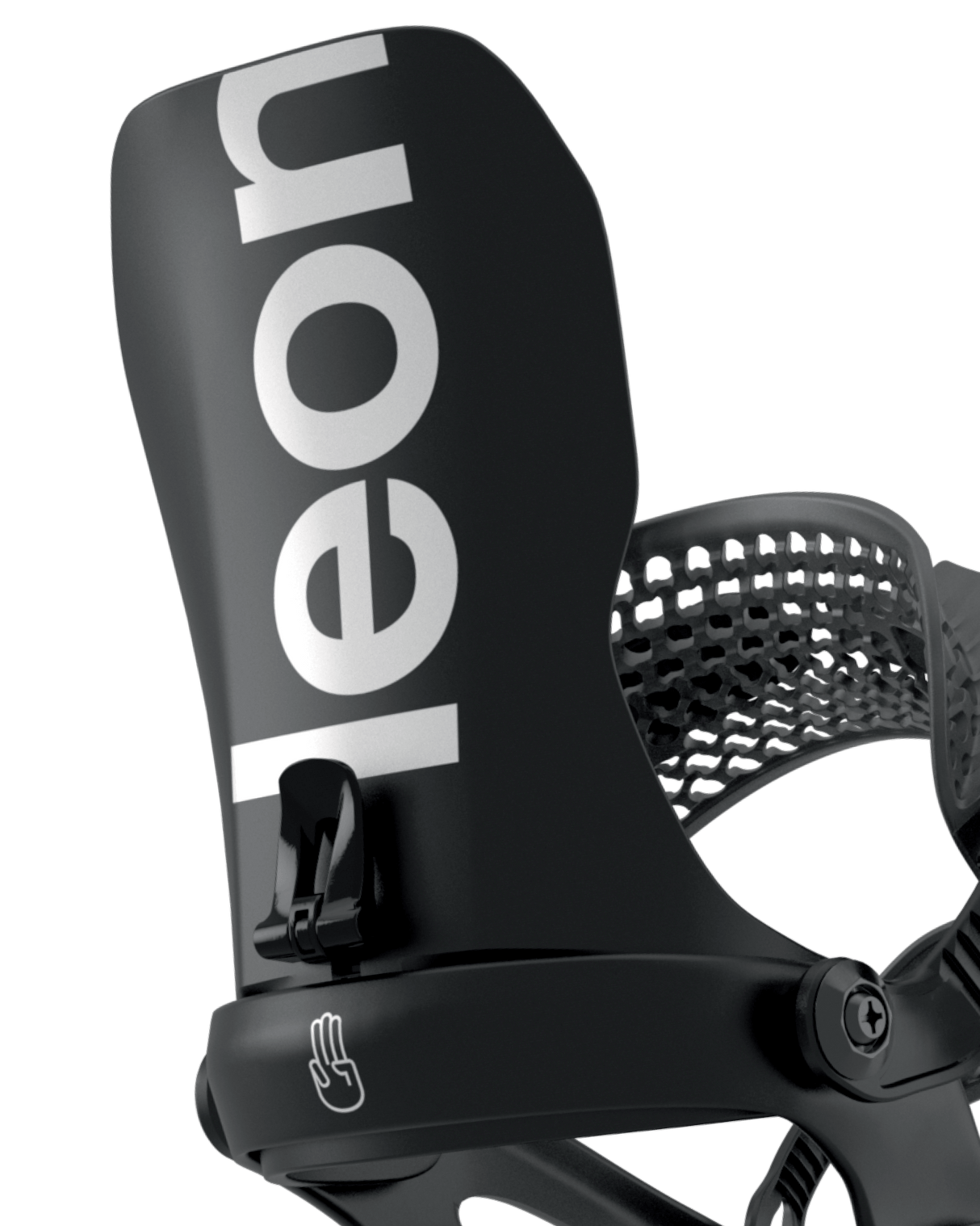 BATALEON Blaster AsymWrap Snowboard Bindings Black 2026 Men's Snowboard Bindings Bataleon 