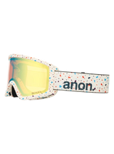 ANON Tracker 2.0 Speckles - Gold Amber + Face MFI Face Mask Youth Snow Goggle Snow Goggles Anon 