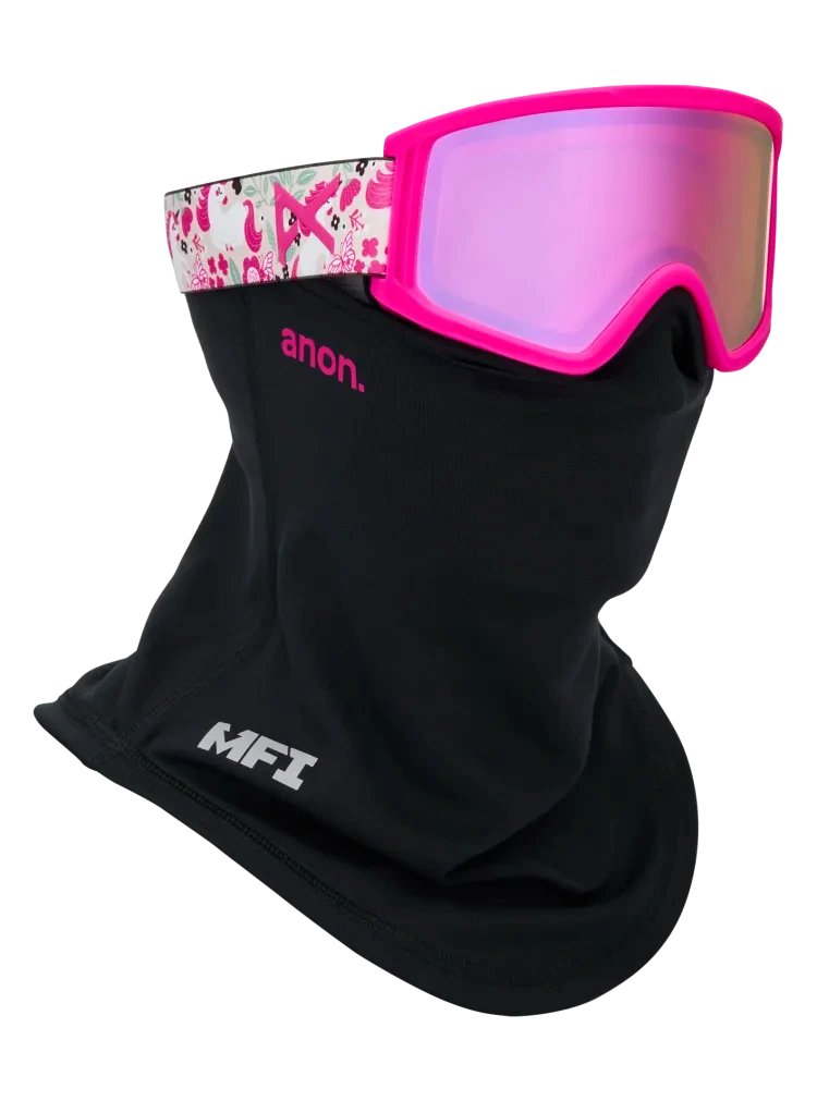 ANON Tracker 2.0 Unicorns - Pink Amber + Face MFI Face Mask Youth Snow Goggle Snow Goggles Anon 