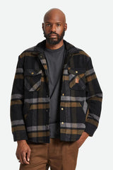 BRIXTON Durham Lined Jacket Black/Charcoal/Desert Palm Men's Street Jackets Brixton 