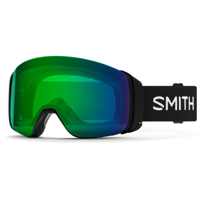 SMITH 4D Mag Black - ChromaPop Everyday Green Mirror + ChromaPop Storm Blue Sensor Mirror Snow Goggle Snow Goggles Smith 