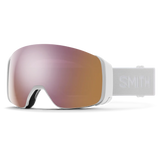 SMITH 4D Mag White Vapor - ChromaPop Everyday Rose Gold Mirror + ChromaPop Storm Rose Flash Snow Goggle Snow Goggles Smith 