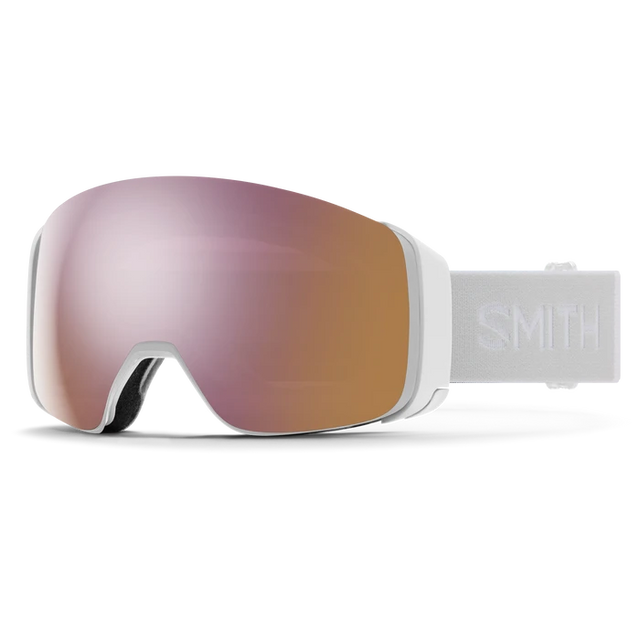 SMITH 4D Mag White Vapor - ChromaPop Everyday Rose Gold Mirror + ChromaPop Storm Rose Flash Snow Goggle Snow Goggles Smith 