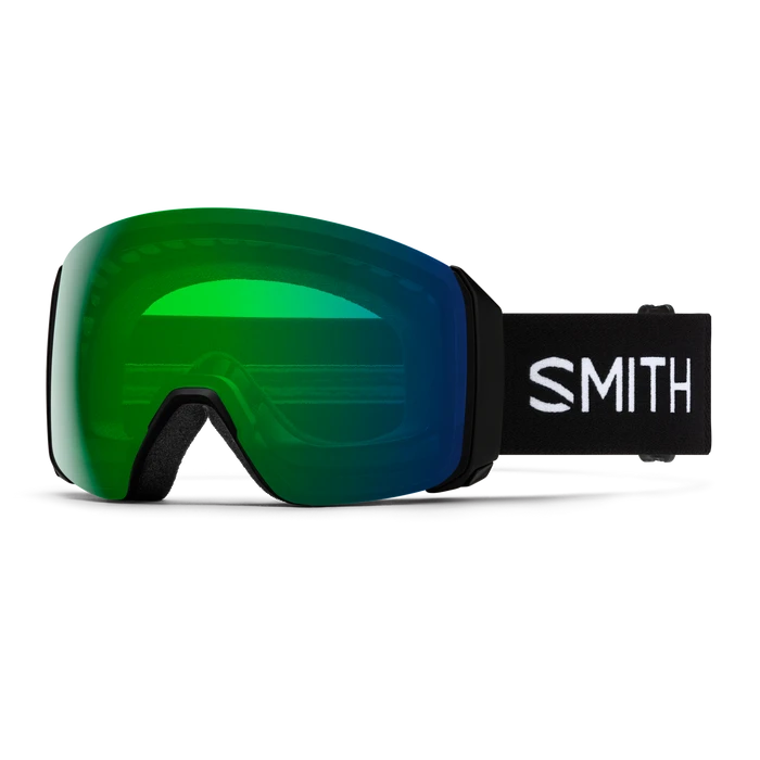SMITH 4D Mag XL Black - ChromaPop Everyday Green Mirror Lens + ChromaPop Storm Blue Sensor Mirror Snow Goggle Snow Goggles Smith 