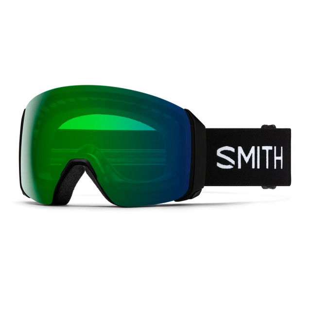 SMITH 4D Mag XL Black - ChromaPop Everyday Green Mirror Lens + ChromaPop Storm Blue Sensor Mirror Snow Goggle Snow Goggles Smith 