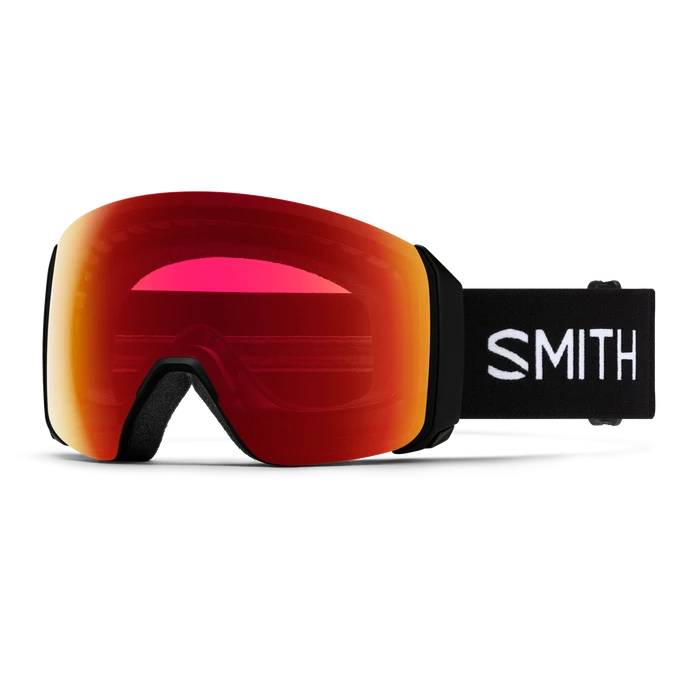 SMITH 4D Mag XL Black - ChromaPop Photochromic Red Mirror + ChromaPop Storm Blue Sensor Mirror Snow Goggle Snow Goggles Smith 