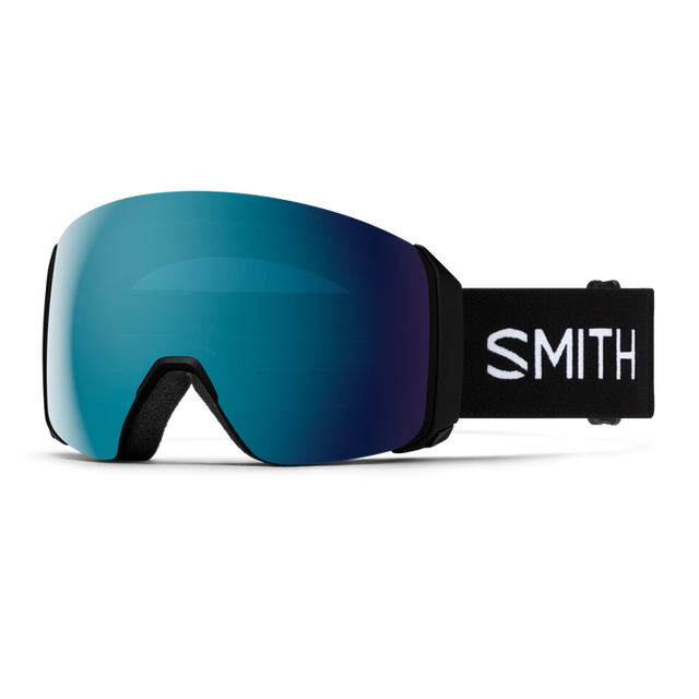 SMITH 4D MAG XL Black - ChromaPop Sun Blue Mirror + ChromaPop Storm Blue Sensor Mirror Snow Goggle Snow Goggles Smith 
