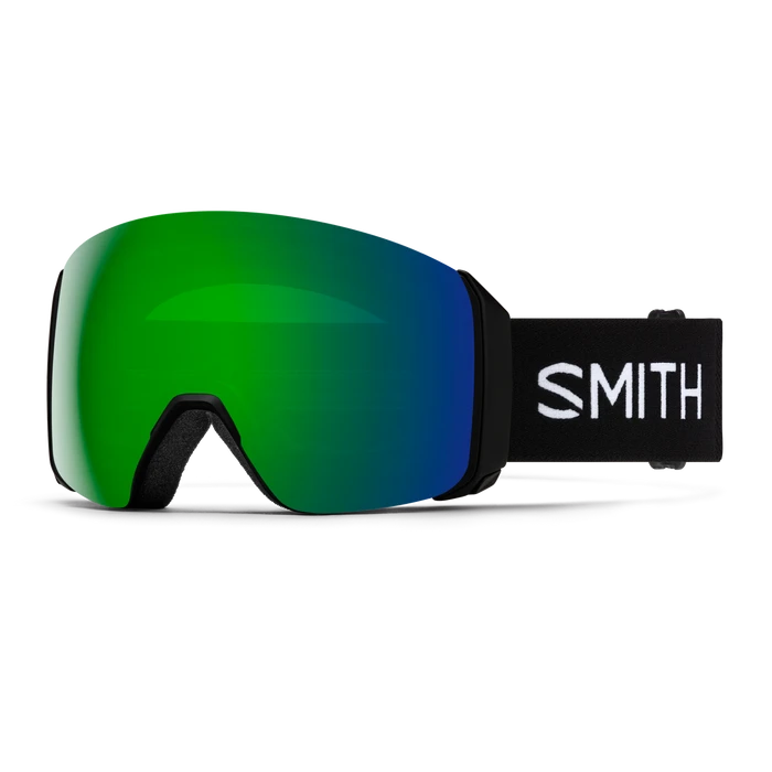 SMITH 4D MAG XL Black - ChromaPop Sun Green Mirror + ChromaPop Storm Yellow Flash Snow Goggle Snow Goggles Smith 