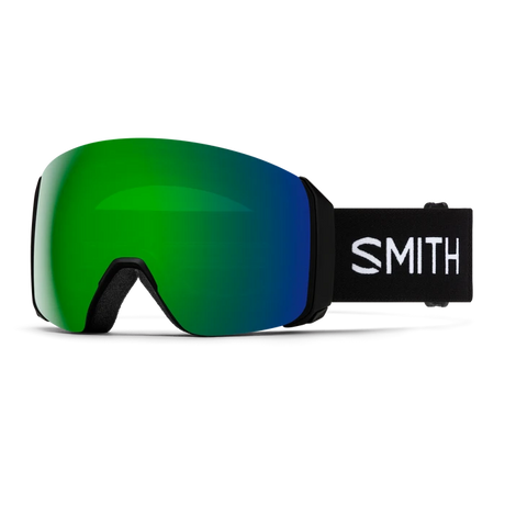 SMITH 4D MAG XL Black - ChromaPop Sun Green Mirror + ChromaPop Storm Yellow Flash Snow Goggle Snow Goggles Smith 
