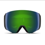 SMITH 4D MAG XL Black - ChromaPop Sun Green Mirror + ChromaPop Storm Yellow Flash Snow Goggle Snow Goggles Smith 
