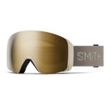 SMITH 4D Mag XL Chalk - ChromaPop Sun Black Gold Mirror + ChromaPop Storm Blue Sensor Mirror Snow Goggle Snow Goggles Smith 