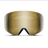 SMITH 4D Mag XL Chalk - ChromaPop Sun Black Gold Mirror + ChromaPop Storm Blue Sensor Mirror Snow Goggle Snow Goggles Smith 