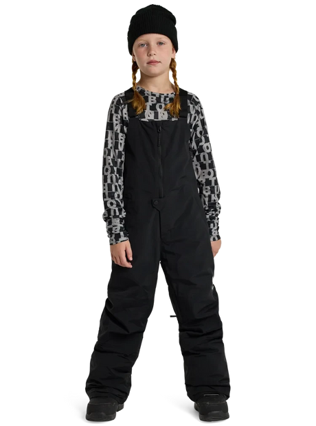 BURTON Kid's Skylar 2L Bib Snow Pants True Black 2026 Youth Snow Pants Burton 