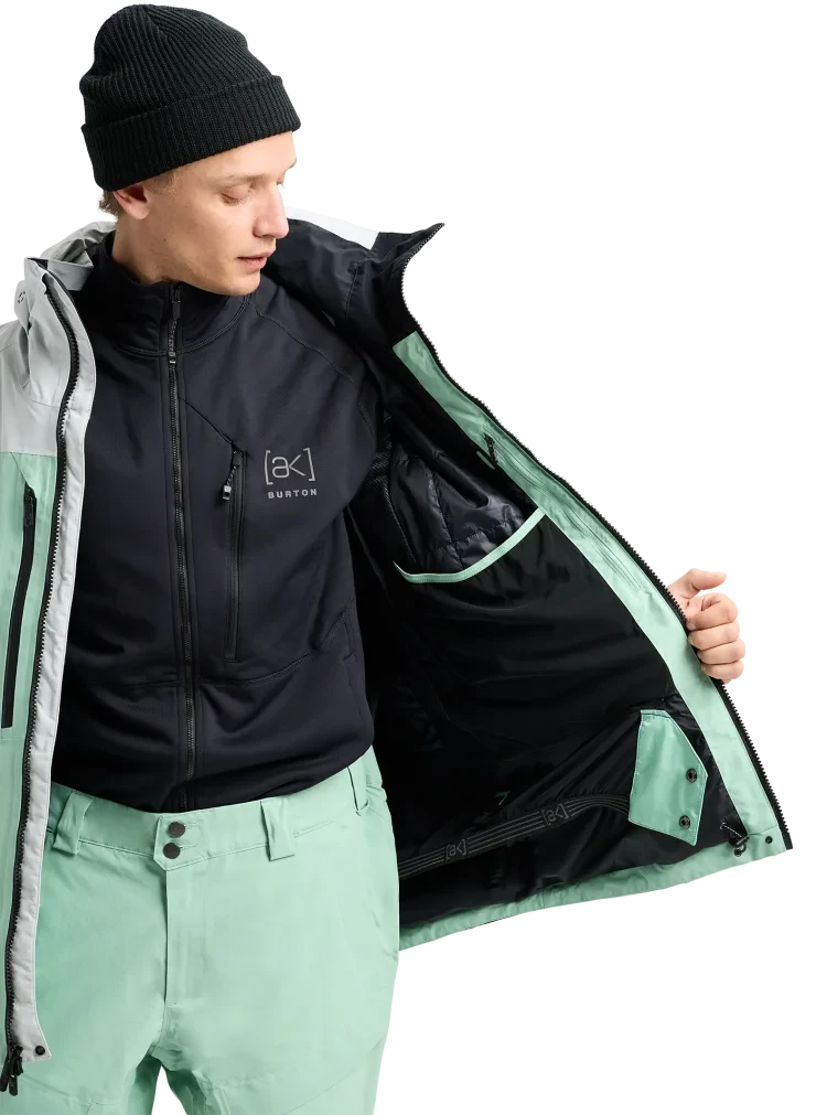 BURTON [ak] Swash GORE‑TEX 2L Snow Jacket Gray Cloud/Soft Sage/True Black 2026 Men's Snow Jackets Burton 