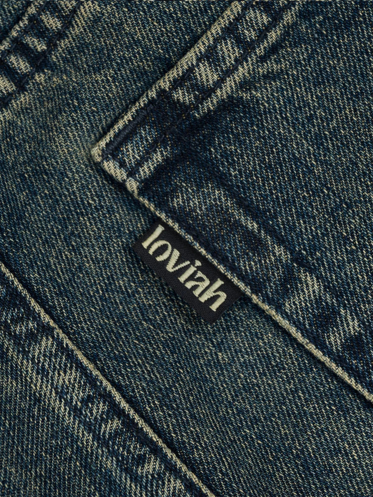 LOVIAH OG Baggy 5 Pocket Denim Pants Pine Enzyme Wash Men's Denim Loviah 