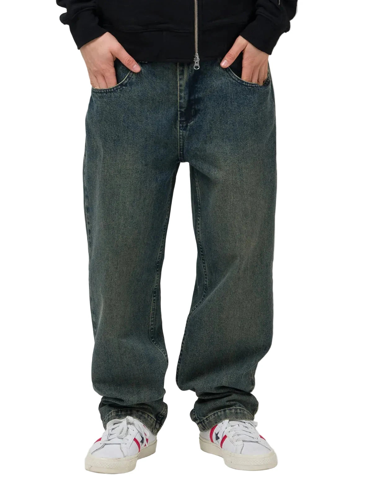 LOVIAH OG Baggy 5 Pocket Denim Pants Pine Enzyme Wash Men's Denim Loviah 