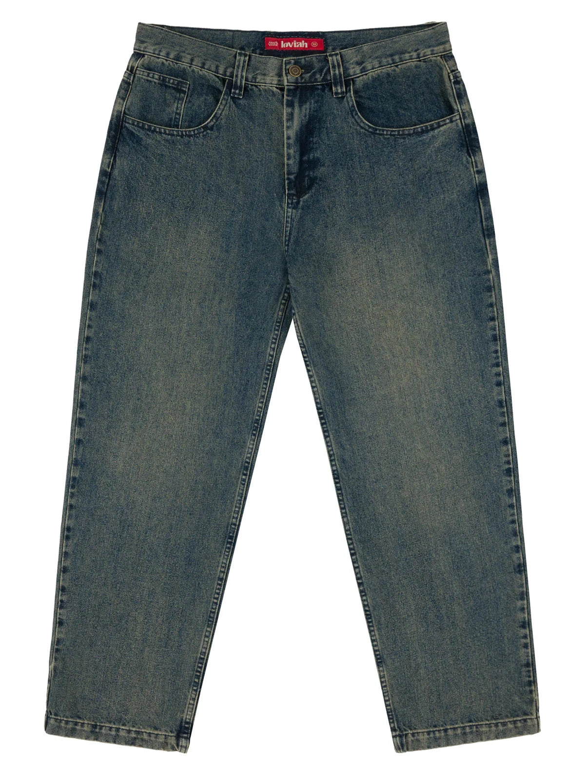 LOVIAH OG Baggy 5 Pocket Denim Pants Pine Enzyme Wash Men's Denim Loviah 