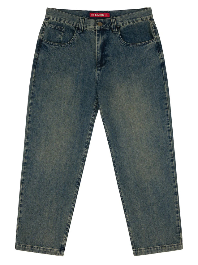 LOVIAH OG Baggy 5 Pocket Denim Pants Pine Enzyme Wash Men's Denim Loviah 