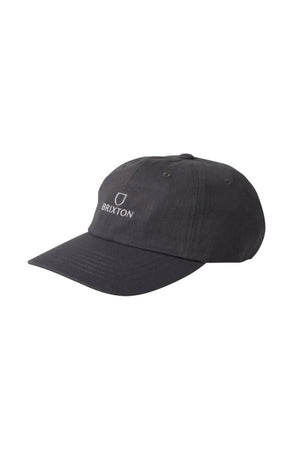 BRIXTON Alpha LP Adjustable Hat Washed Navy Vintage Wash Men's Hats Brixton 
