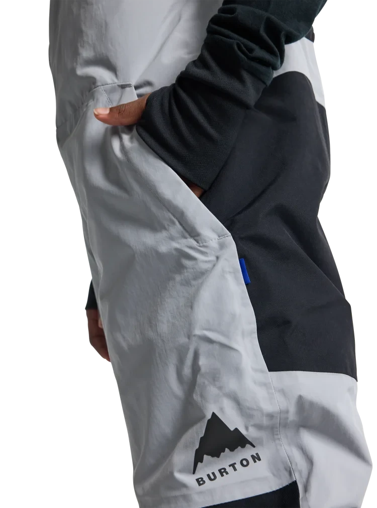 BURTON Kid's Skylar 2L Bib Snow Pants Silver Sconce 2026 Youth Snow Pants Burton 