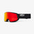 100% Snowcraft XL Black - HiPER Red Mirror + HiPER Turquoise Mirror Snow Goggle Snow Goggles 100% 