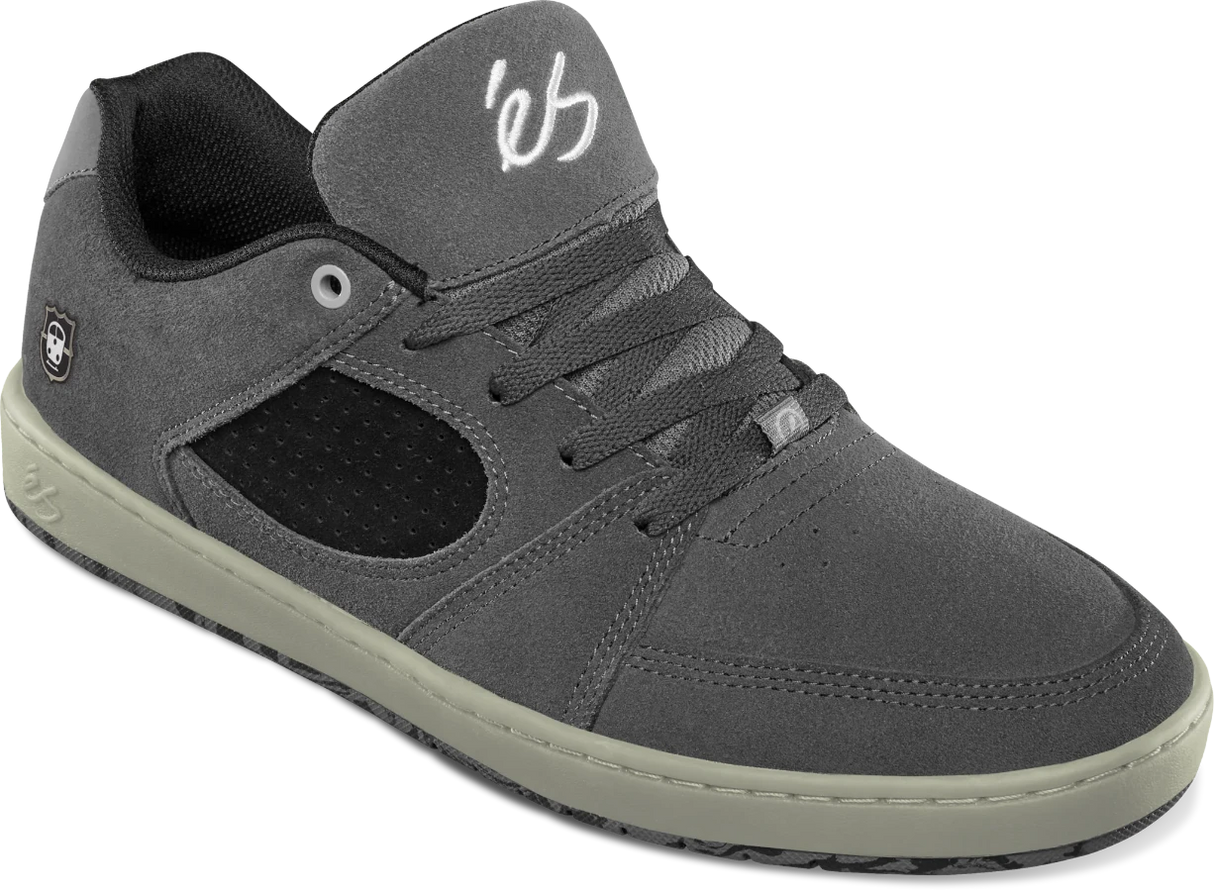 ES Accel Slim X Sants Shoes Grey/Black Men's Skate Shoes Es 