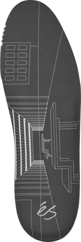 ES Accel Slim X Sants Shoes Grey/Black Men's Skate Shoes Es 