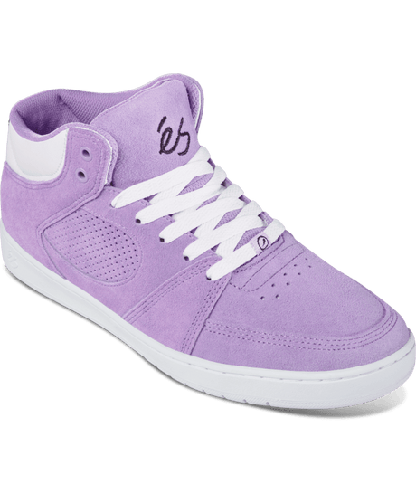 ES Accel Slim Mid Shoes Lavender Men's Skate Shoes Es 