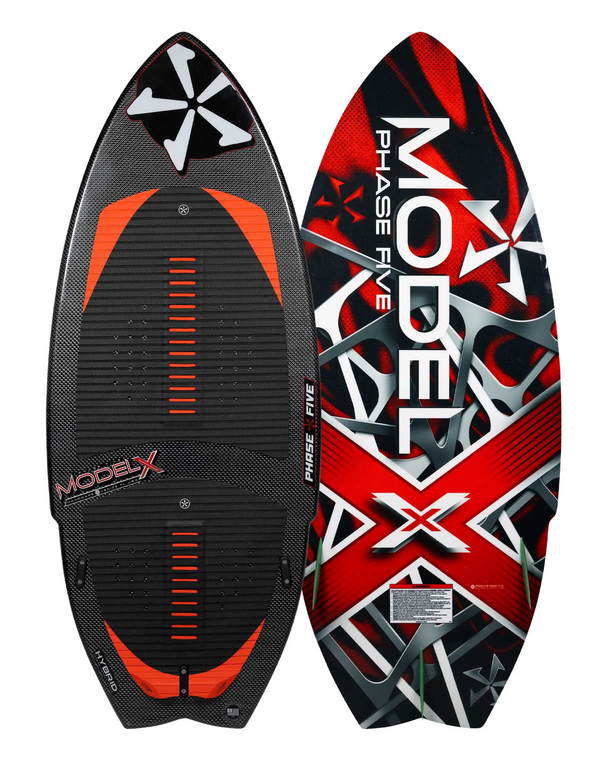 PHASE FIVE Model X Wakesurf Board Wakesurfs Phase 5 
