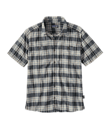 PATAGONIA Back Step Short Sleeve Button Up Sunlight/New Navy Men's Short Sleeve Button Up Shirts Patagonia 