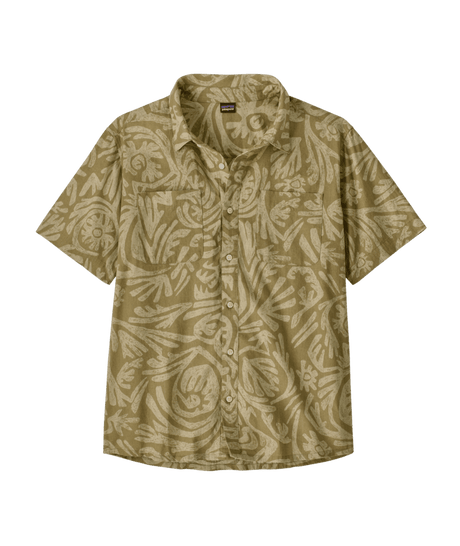 PATAGONIA Men's Back Step Short Sleeve Button Up Shirt Earthen/Weathered Stone Men's Short Sleeve Button Up Shirts Patagonia 