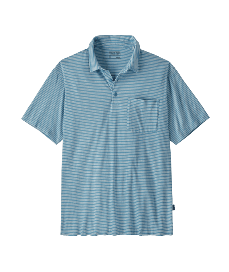 PATAGONIA Daily Polo Shirt Twin Rope/Shore Blue Men's Polos Patagonia 