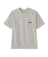 PATAGONIA Daily Pocket T-Shirt Birch White Men's Short Sleeve T-Shirts Patagonia 