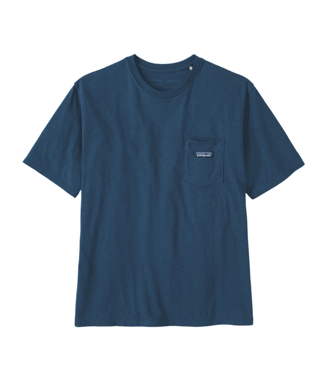 PATAGONIA Daily Pocket T-Shirt Tidepool Blue Men's Short Sleeve T-Shirts Patagonia 
