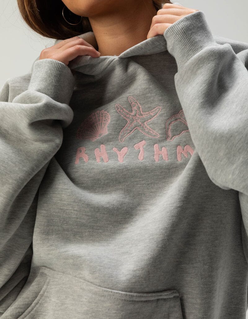 RHYTHM Women's Shelly Oversized Hoodie Gray Women's Crewnecks Rhythm 