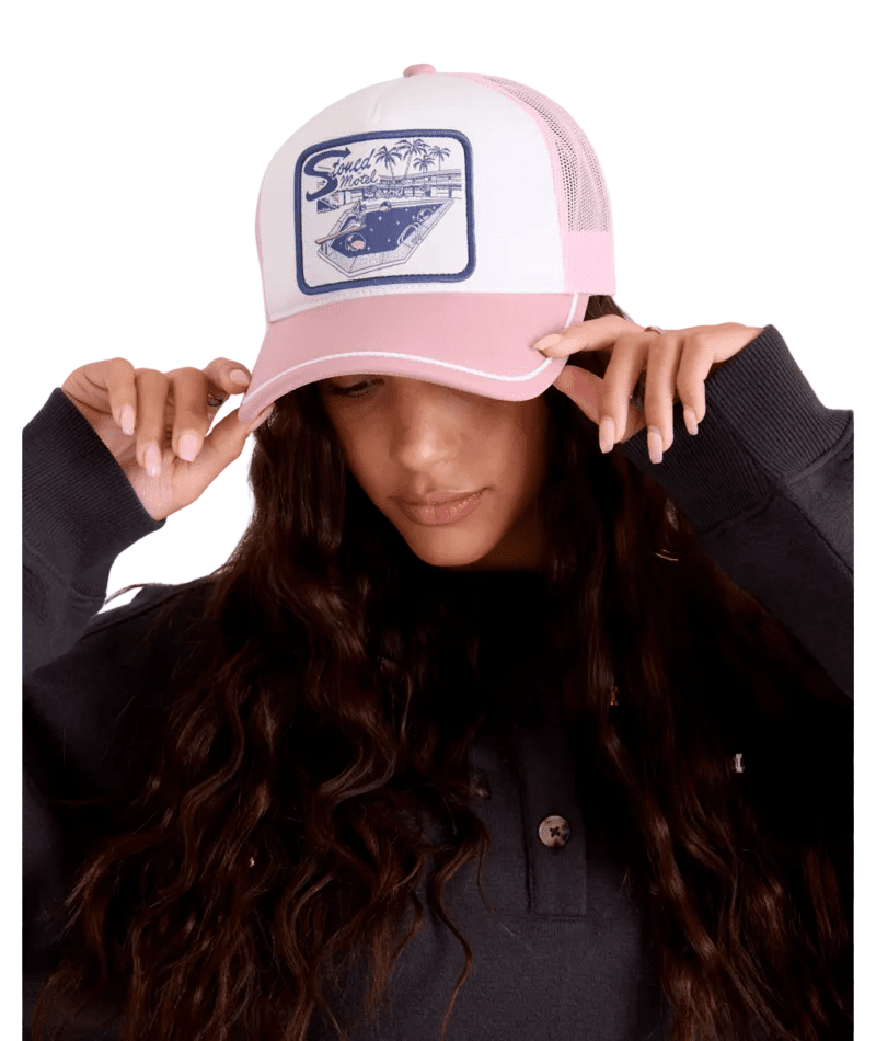 VOLCOM Women's Heartland Trucker Hat Dusty Lavender Women's Hats Volcom 