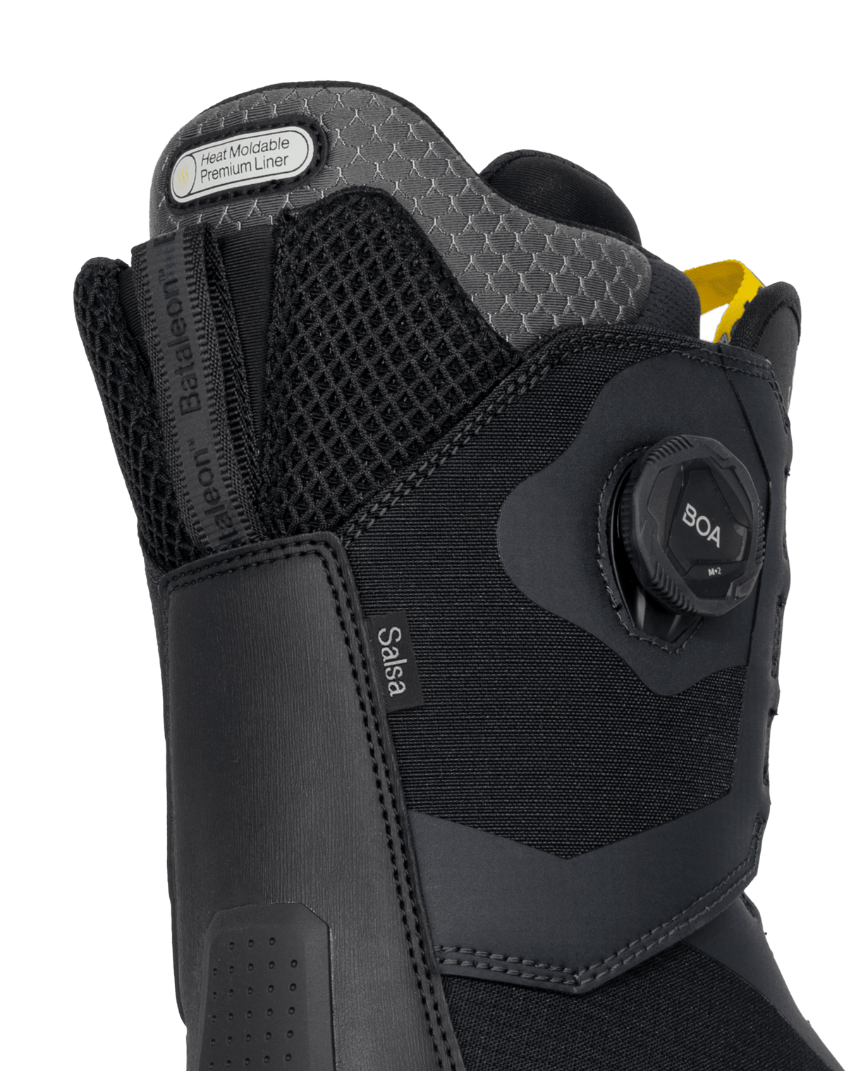 BATALEON Salsa Double BOA Snowboard Boots Black 2026 Men's Snowboard Boots Bataleon 