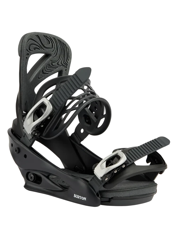 BURTON Women's Scribe Re:Flex Snowboard Bindings Black 2026 Women's Snowboard Bindings Burton 