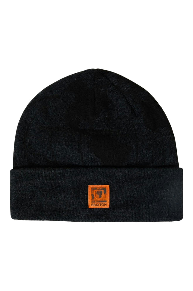 BRIXTON Union Watch Cap Beanie Black Men's Beanies Brixton 