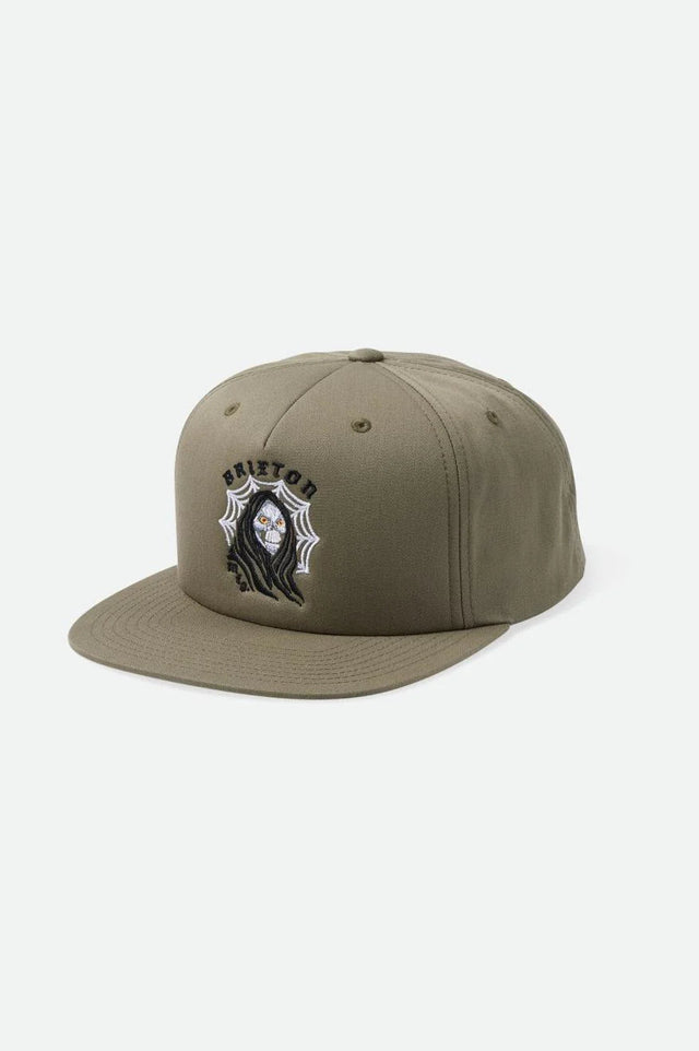 BRIXTON Reaper MP Snapback Hat Olive Surplus Men's Hats Brixton 