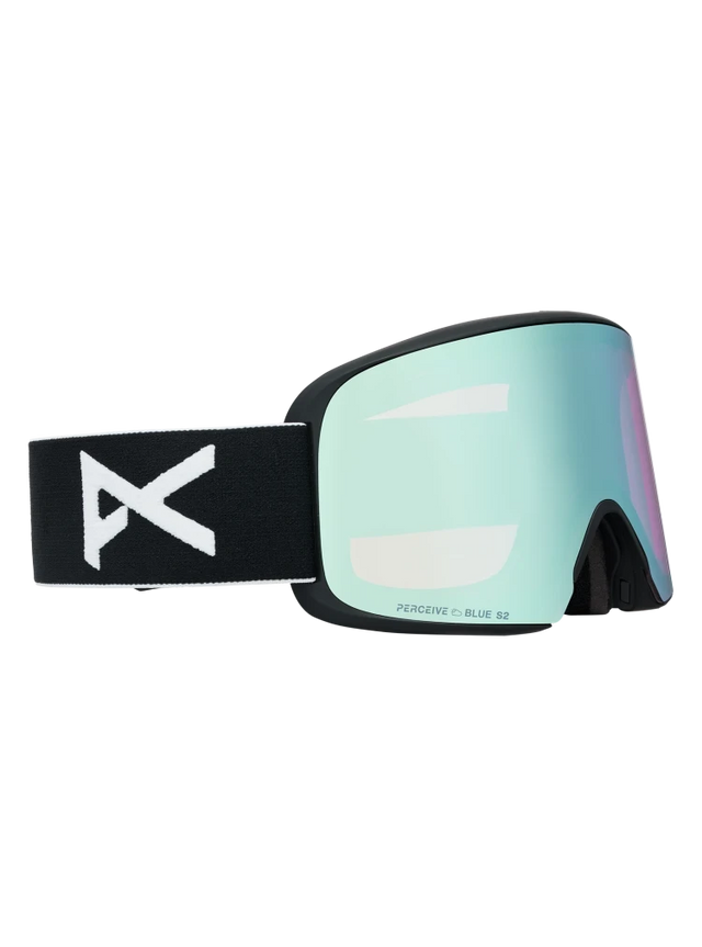 ANON M6 Black - Perceive Variable Blue + Perceive Cloudy Pink + Facemask Snow Goggle Snow Goggles Anon 