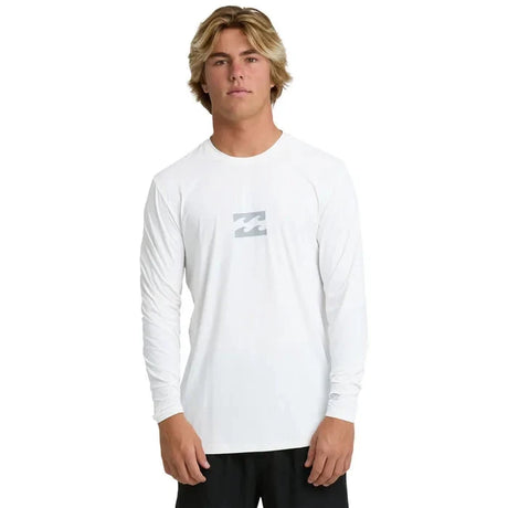 BILLABONG All Day Wave Long Sleeve Rashguard White Men's Rashguards Billabong 