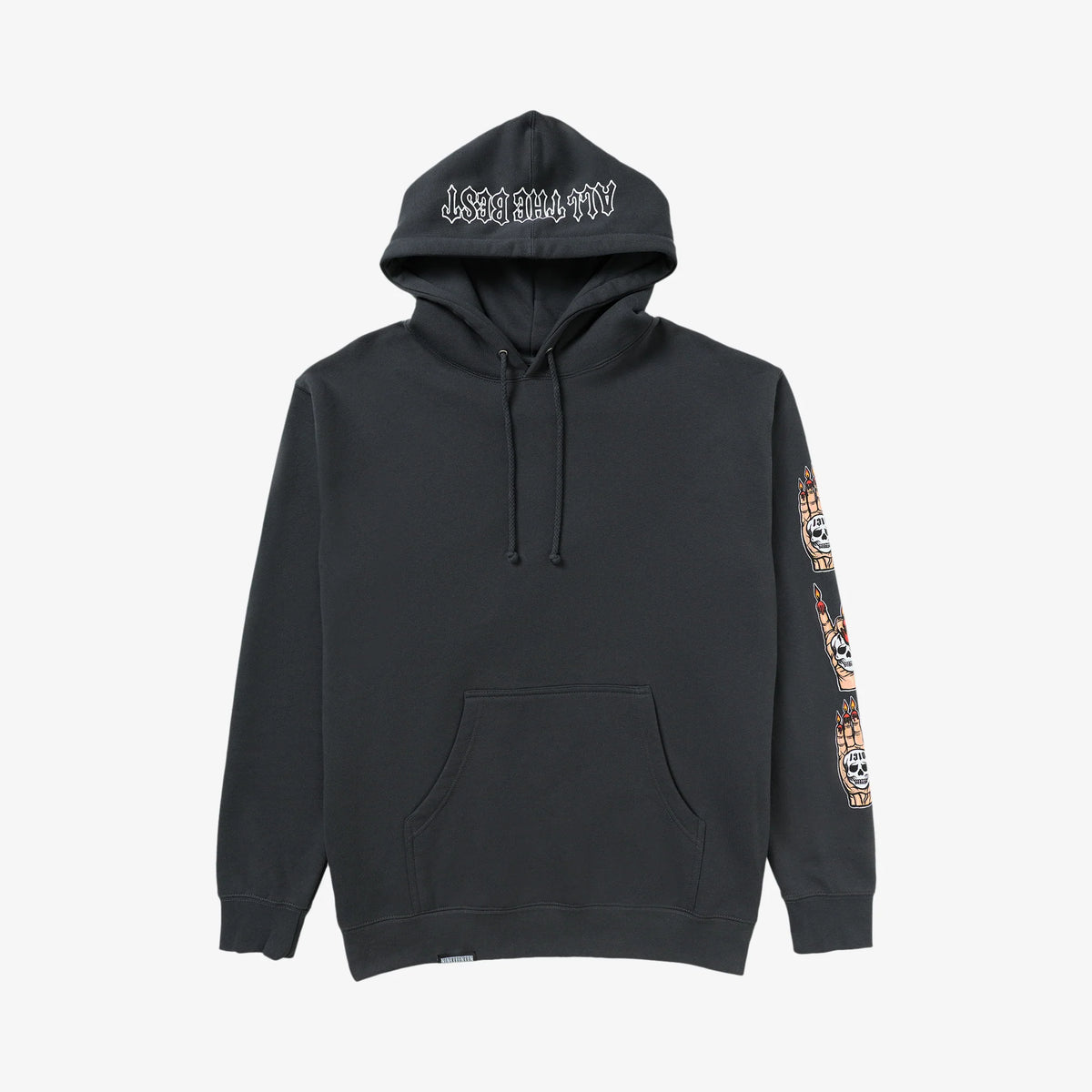 1910 Arrows In The Dark Pullover Hoodie Vintage Black