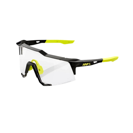 100% Speedcraft Gloss Black - Photochromic Sunglasses Sunglasses 100% 