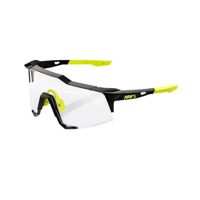 100% Speedcraft Gloss Black - Photochromic Sunglasses Sunglasses 100% 