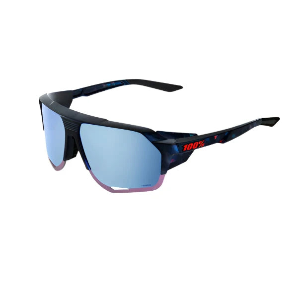 100% Norvik Black Holographic - HiPER Blue Multilayer Mirror Sunglasses Sunglasses 100% 