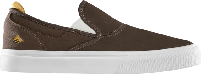 EMERICA Wino G6 Slip-On Shoes Brown/Tan Men's Skate Shoes Emerica 