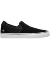 EMERICA Wino G6 Slip-On Shoes Black/White/Gold Men's Skate Shoes Emerica 